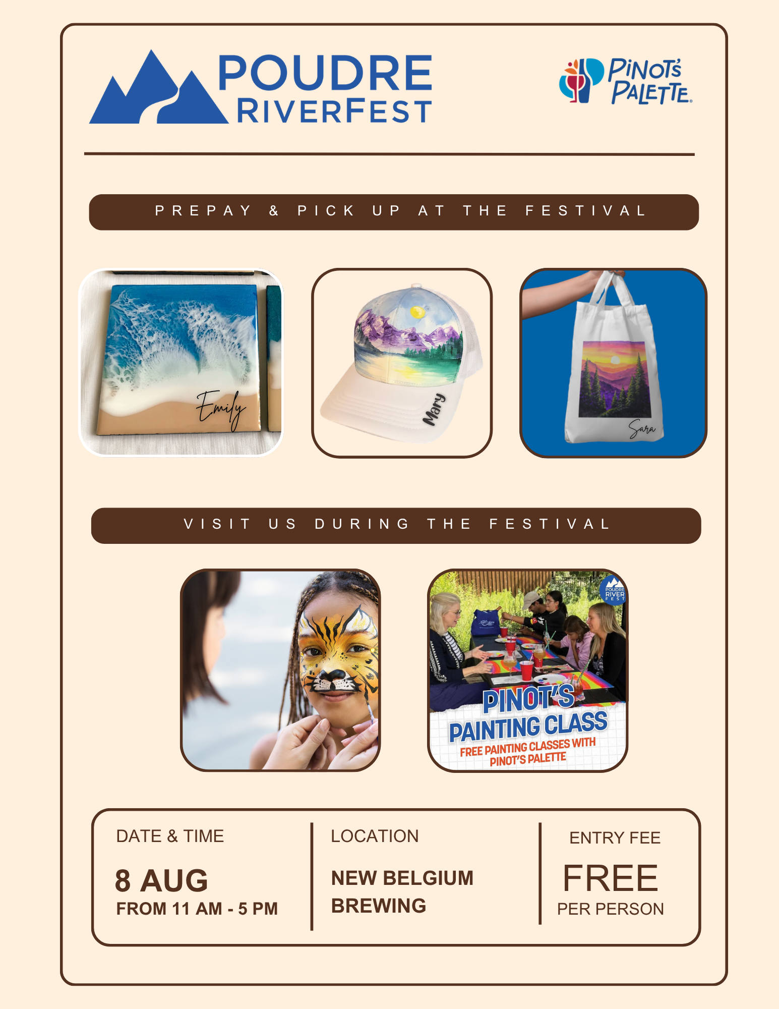 Paint with us at Poudre River Festival!